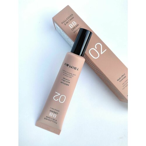 TRIMAY Многофункциональный ВВ-крем Full Cover 3-in-1 Max BB Cream SPF40 PA++