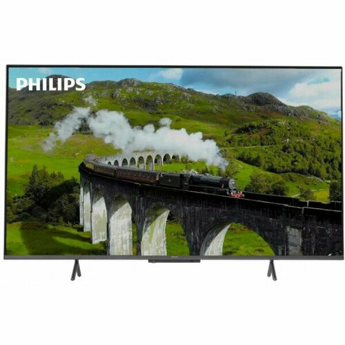 Телевизор LED Philips 55 55PUS810860 Series 8 серебристый 4K Ultra HD 60Hz DVB-T DVB-T2 DVB-C DVB-S DVB-S2 USB WiFi Smart TV RUS 4438600₽