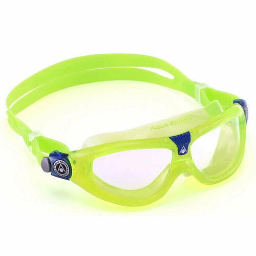 фото Aquasphere очки для плавания seal kid 2 прозрачные линзы, bright green/blue aqua sphere