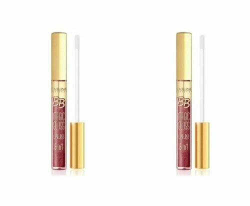 Eveline Cosmetics Блеск для губ BB MAGIC GLOSS № 598, 9 мл, 2 штуки