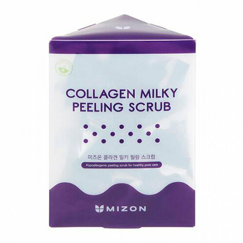 Mizon Collagen Milky Peeling Scrub (Молочный пилинг-скраб с коллагеном), 40 х 5 г