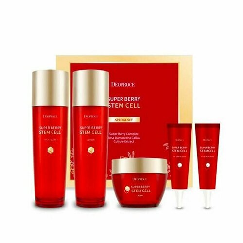 DEOPROCE Набор уходовой косметики DEOPROCE SUPER BERRY STEM CELL SPECIAL SET