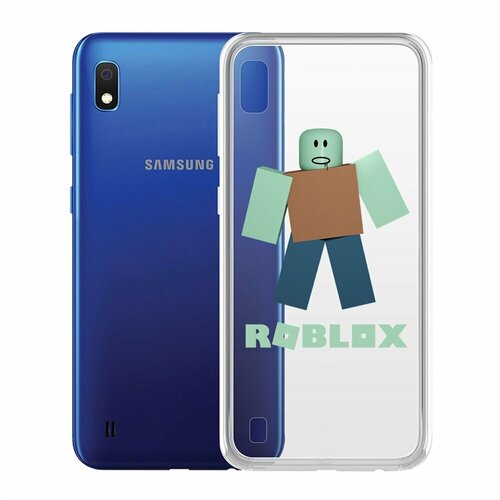 Чехол-накладка Krutoff Clear Case Roblox-Зомби для Samsung Galaxy A10 (A105) чехол накладка krutoff clear case roblox зомби для samsung galaxy a03 core a032