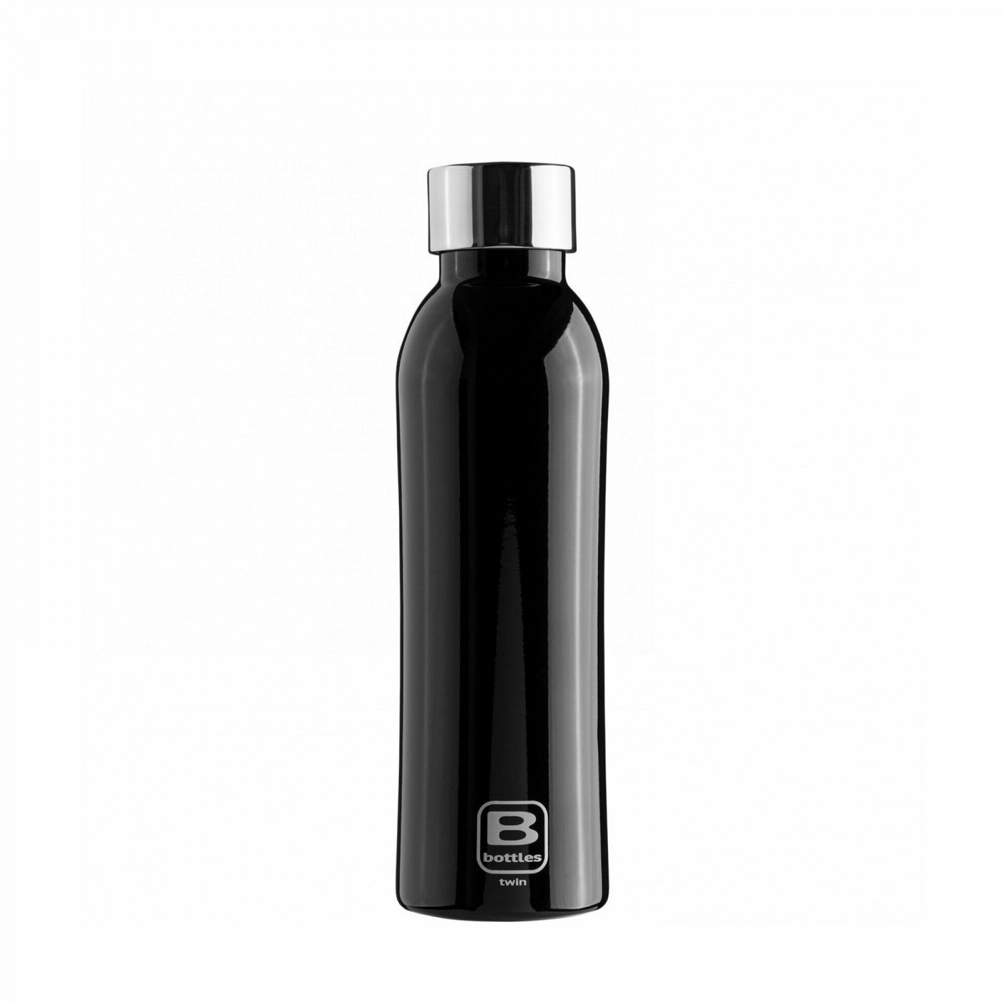 Термос Bugatti B Bottle Twin black piano BBT-BK500IN две стальные вакуумные стенки, 500 мл, экологичные материалы