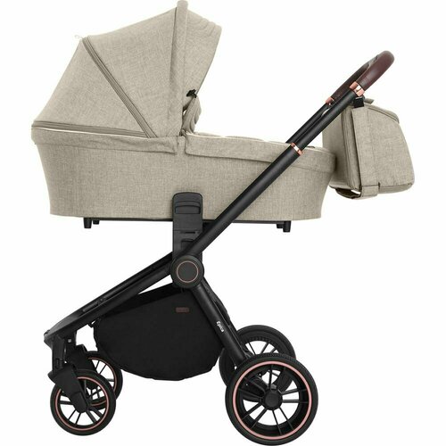 Коляска 2 в 1 Carrello Epica CRL-8510/1 Almond Beige (черн. рама)