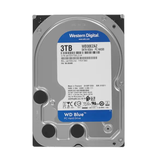 Жесткий диск Western Digital HDD WD SATA3 3Tb Blue 5400 256Mb 3.5 (analog WD30EZRZ) жесткий диск western digital wd sata3 1tb blue 5400 64mb wd10ezrz