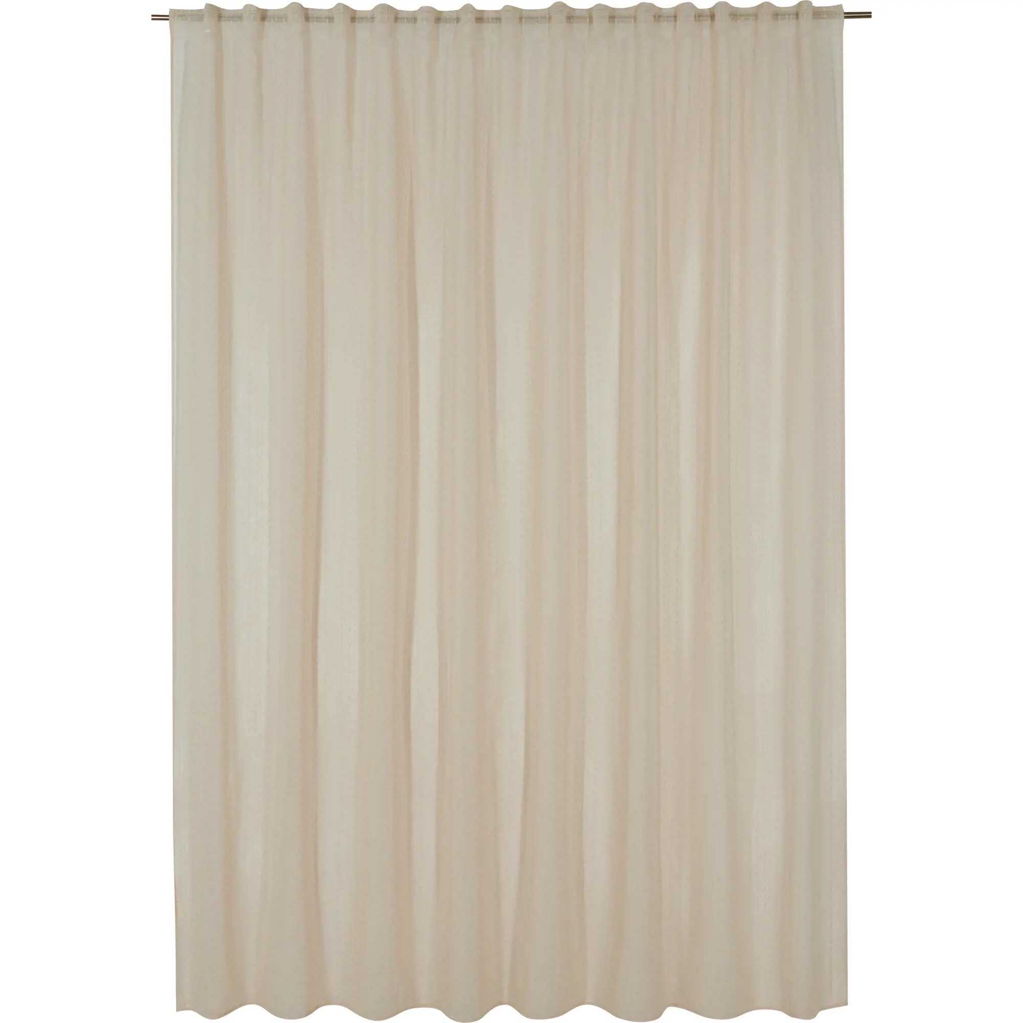 фото Тюль на ленте Inspire Livia Paper2 300x280 см цвет бежевый