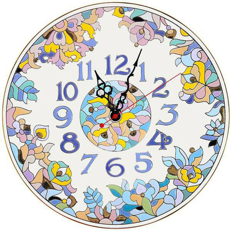 фото Рус-Арт Декоративные настенные керамические часы 40 см (Ч-4021)