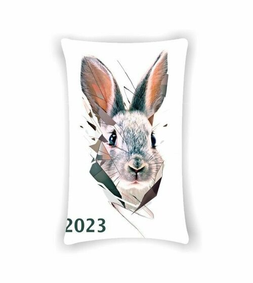 Подушка год Кролика №13, Картинка с одной стороны