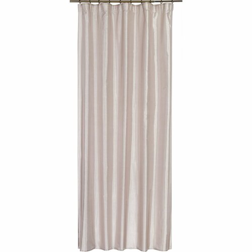 Штора на ленте «TAFFY TRENCH 6» 140х260 см полиэстер однотон цвет бежевый