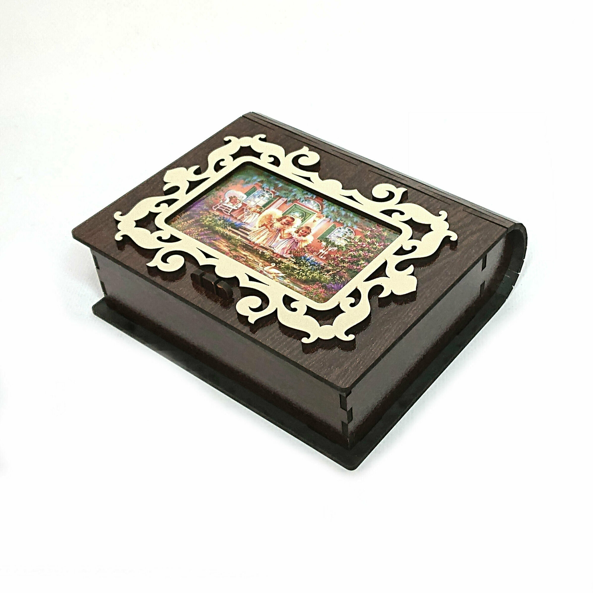 фото Шкатулка книга "Ангелочки"