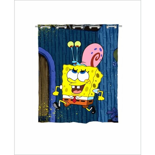 Штора в ванную Губка Боб, SpongeBob №3