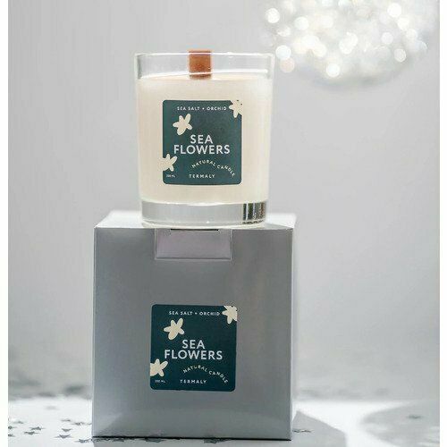 Свеча ароматическая Термальный источник Sea flower salt Orchid 250 мл 1431₽
