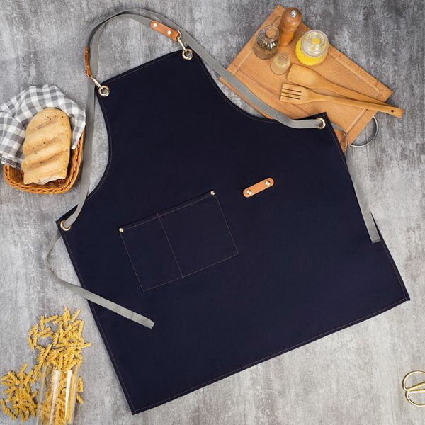 Фартук "Стиль"цв.синий 70 x 78см, 100% хлопок