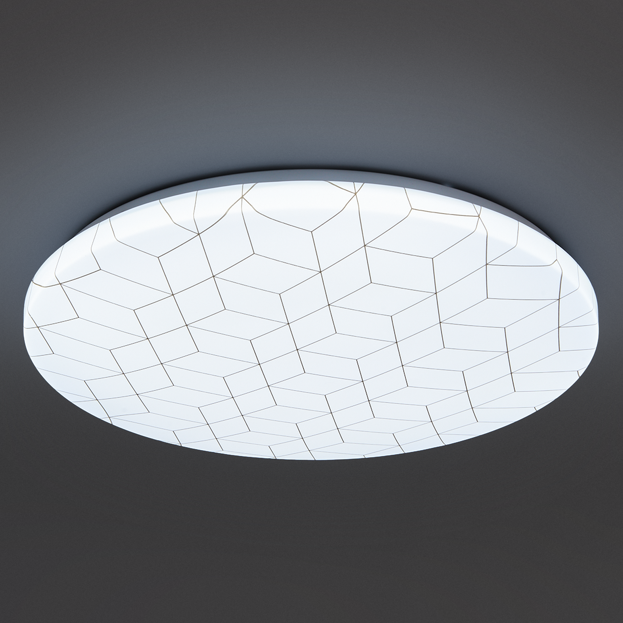 фото Светильник настенно-потолочный светодиодный Lumin Arte Mosaic C14LLW55W, 30 м², холодный белый свет, цвет белый