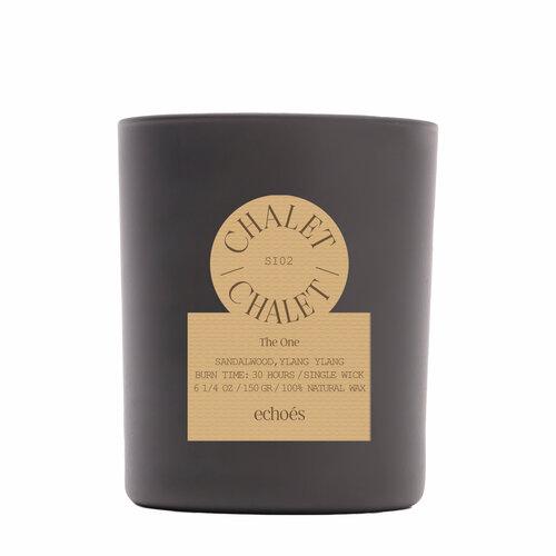 ECHOES Маленькая свеча в стекле Chalet 150 гр