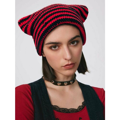 фото Шапка , размер 46/52, красный prelesti