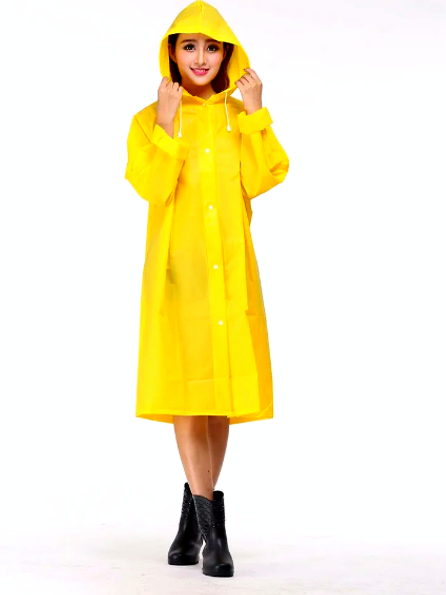 Плащ-дождевик Eva, размер Универсальный, желтый — фото 1