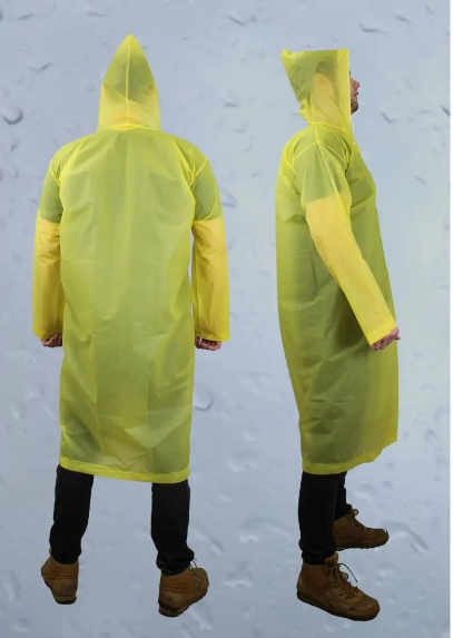 Плащ-дождевик Eva, размер Универсальный, светло-желтый — фото 1