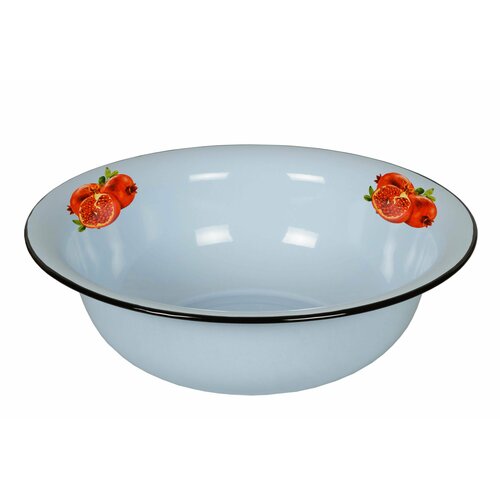 Миска эмаль 3.5Л гранат серо-голуб 1С9С череповец