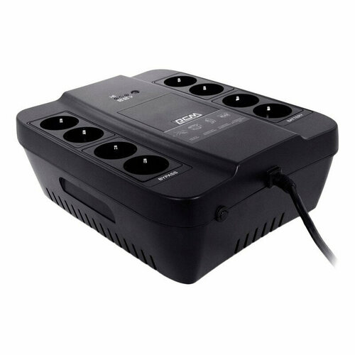 ИБП Powercom Back-UPS SPD-450N OffLine 450VA/270W Schuko 8 EURO розеток, 950906 ибп powercom spider spd 450n 450va