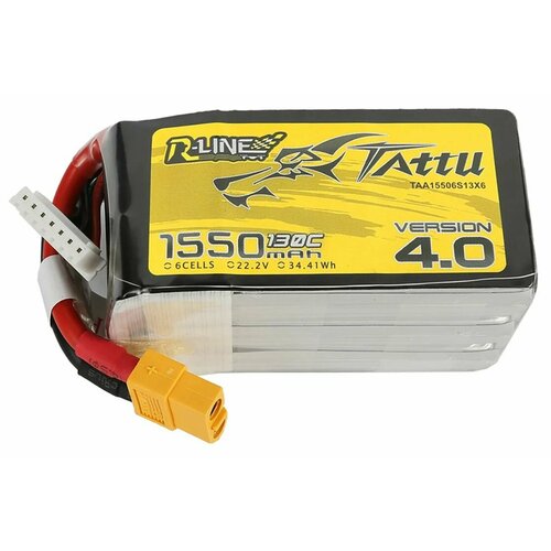 Аккумулятор Tattu R-Line V4.0 1550мАч 6S 130C LiPo XT60