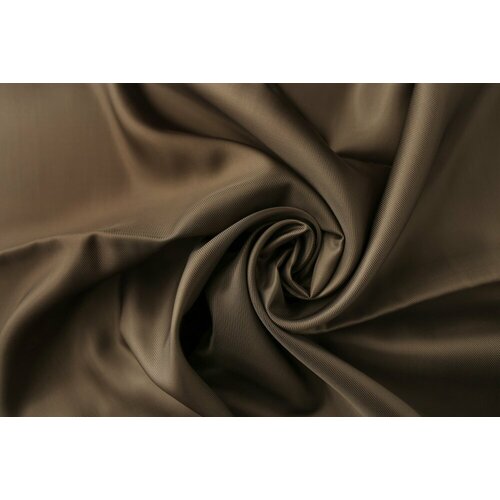 Ткань коричневый подклад с диагональным переплетением