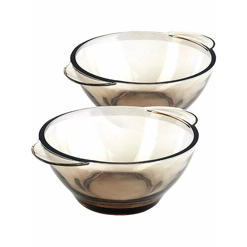 Набор салатников LOVWISH, стеклянные, 2шт, 280мл