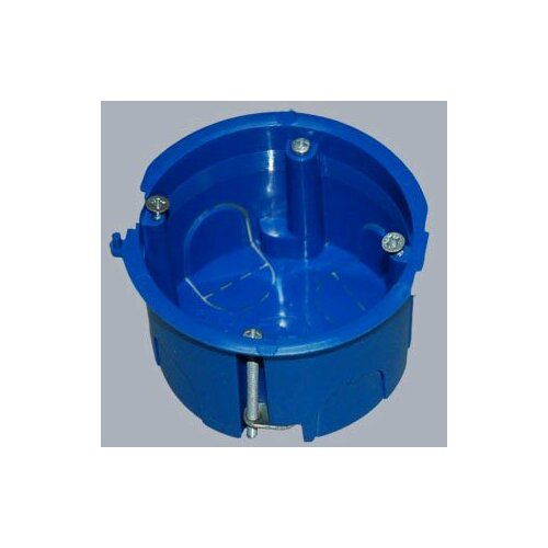 Коробка установочная Tyco 65х40 мм для гипсокартона круглая с металлическими лапками