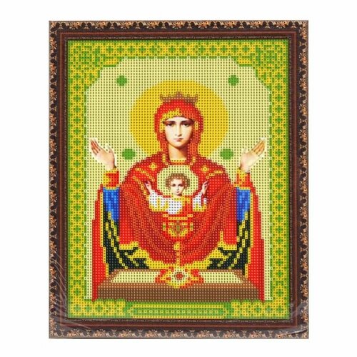 Diamond Алмазная мозаика на подрамнике «Божией Матери. Неупиваемая чаша» икона