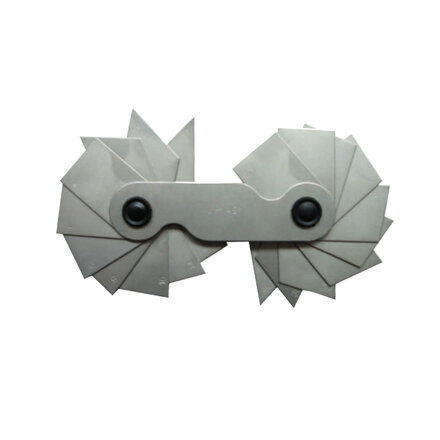 MIB MIB-08085023 Набор угловых шаблонов 1-45 град., 20 шт. - фото №1