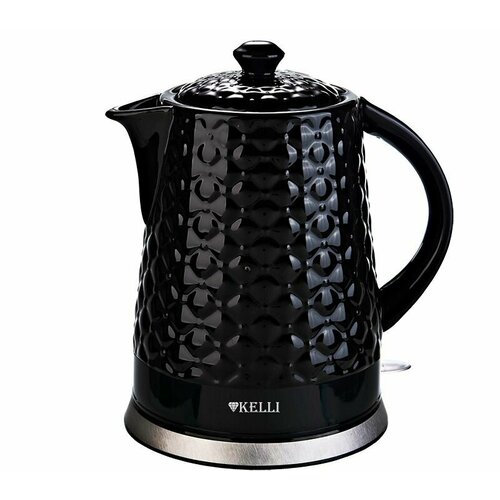 Чайник Kelli KL-1376 Черный чайник kelli kl 1376 1 8l