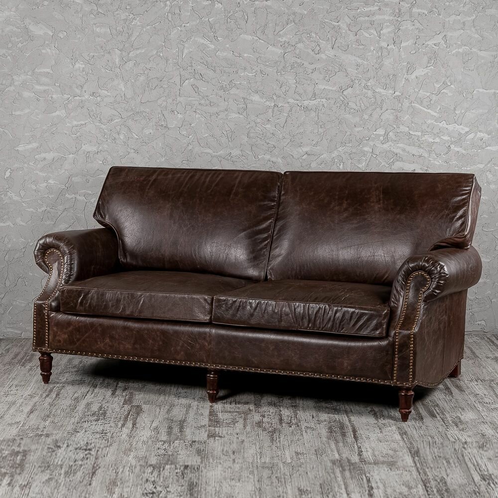 фото Диван кожаный Decor of today Аристократ 01710 Коричневый