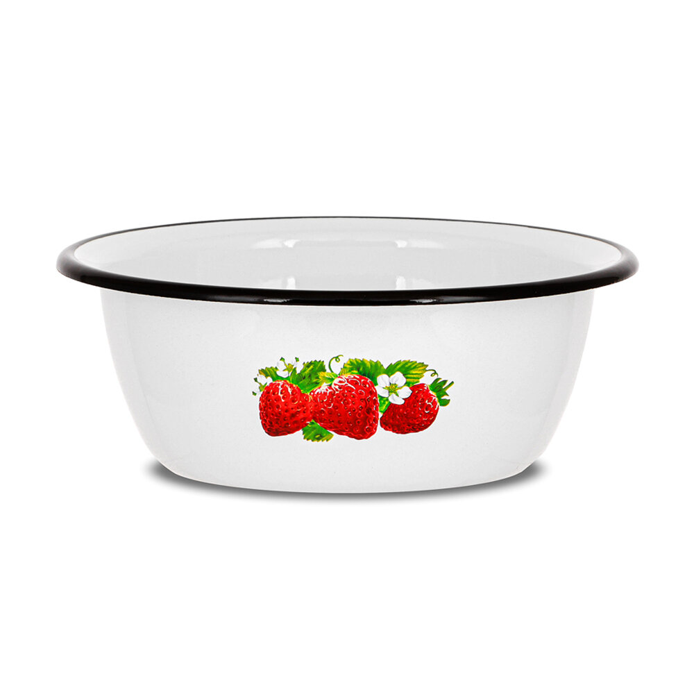 Миска эмалированная для плиты 08 литра