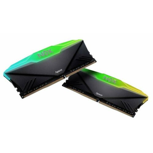 Оперативная память для компьютера 32Gb 2x16Gb PC4-28800 3600MHz DDR4 DIMM Unbuffered CL18 Apacer NOX RGB AH4U32G36C25YNBAA-2 984800₽