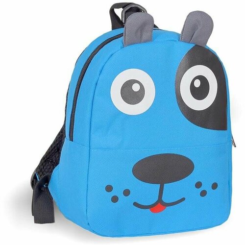 Детский мягкий рюкзак Коробейники - Собачка, цвет синий, 24х19х7 см, 1 шт рюкзак lats собачка