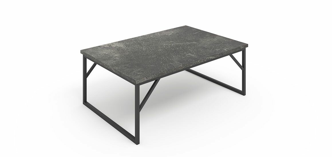 фото Столик журнальный в стиле лофт Delicatex Матисс, цвет бетон