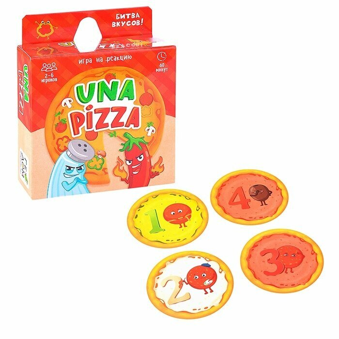 Una pizza. Игра карточная. 60 карточек Геодом - фото №8