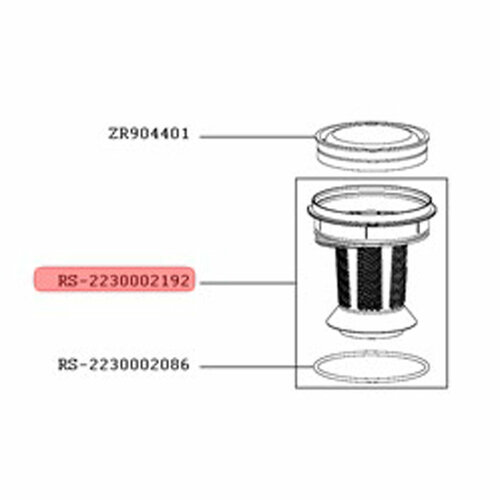 Фильтр пылесборника пылесоса Tefal TY9179WO (RS-2230002192)