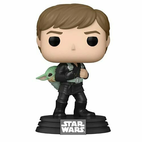 Фигурка Funko POP! Star Wars: The Book of Boba Fett. Luke Skywalker & Grogu