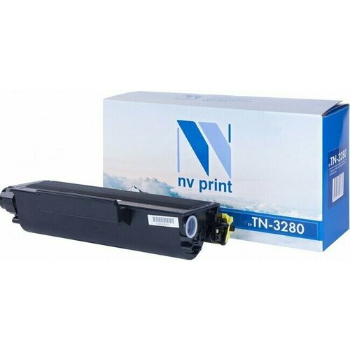 Картридж NV Print TN-3280T для принтеров Brother HL-5340D/ 5350DN/ 5370DW/ MFC-8370/ 8880/ DCP-8085/ 8070D, 8000 страниц картридж nv print tn 3280t для brother 8000 стр черный