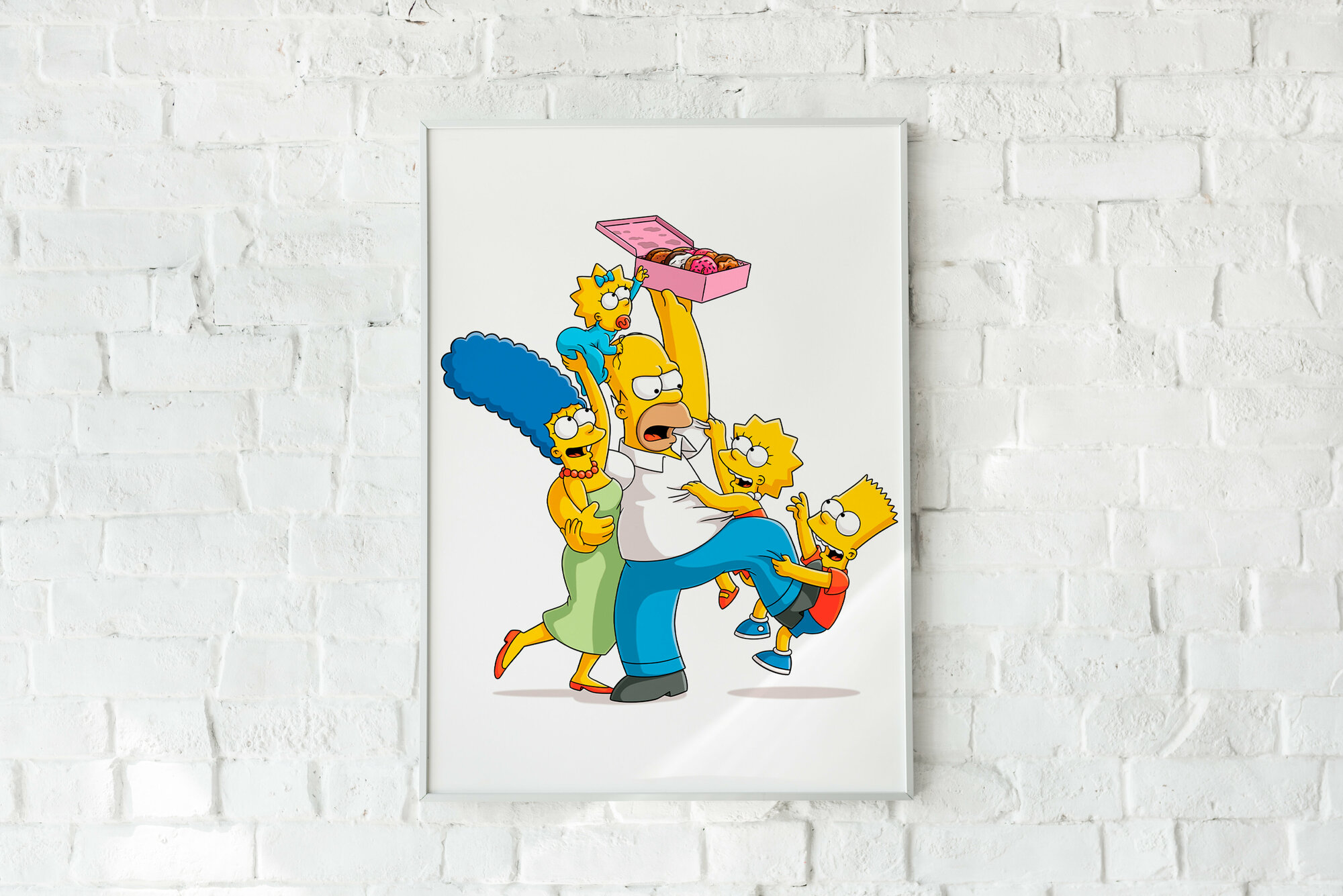 Плакат без рамы Симпсоны/The Simpsons/ Плакат на стену 30х42 см / Постер формата А3