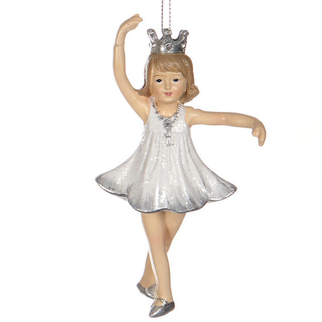 Goodwill Елочная игрушка Юная балерина-принцесса Эми 13 см, подвеска MC 34047