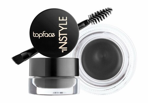 TOPFACE Гель для бровей Instyle Eyebrow Gel водостойкий, с кисточкой, 3,5 г, 07 Granite