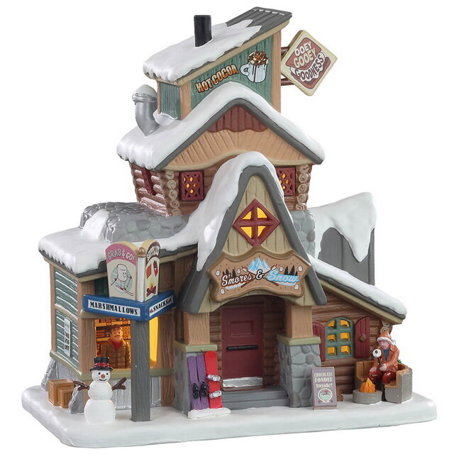 Lemax Загородный ресторанчик S'Mores & Snow 21*20 см, подсветка, на батарейках 15749