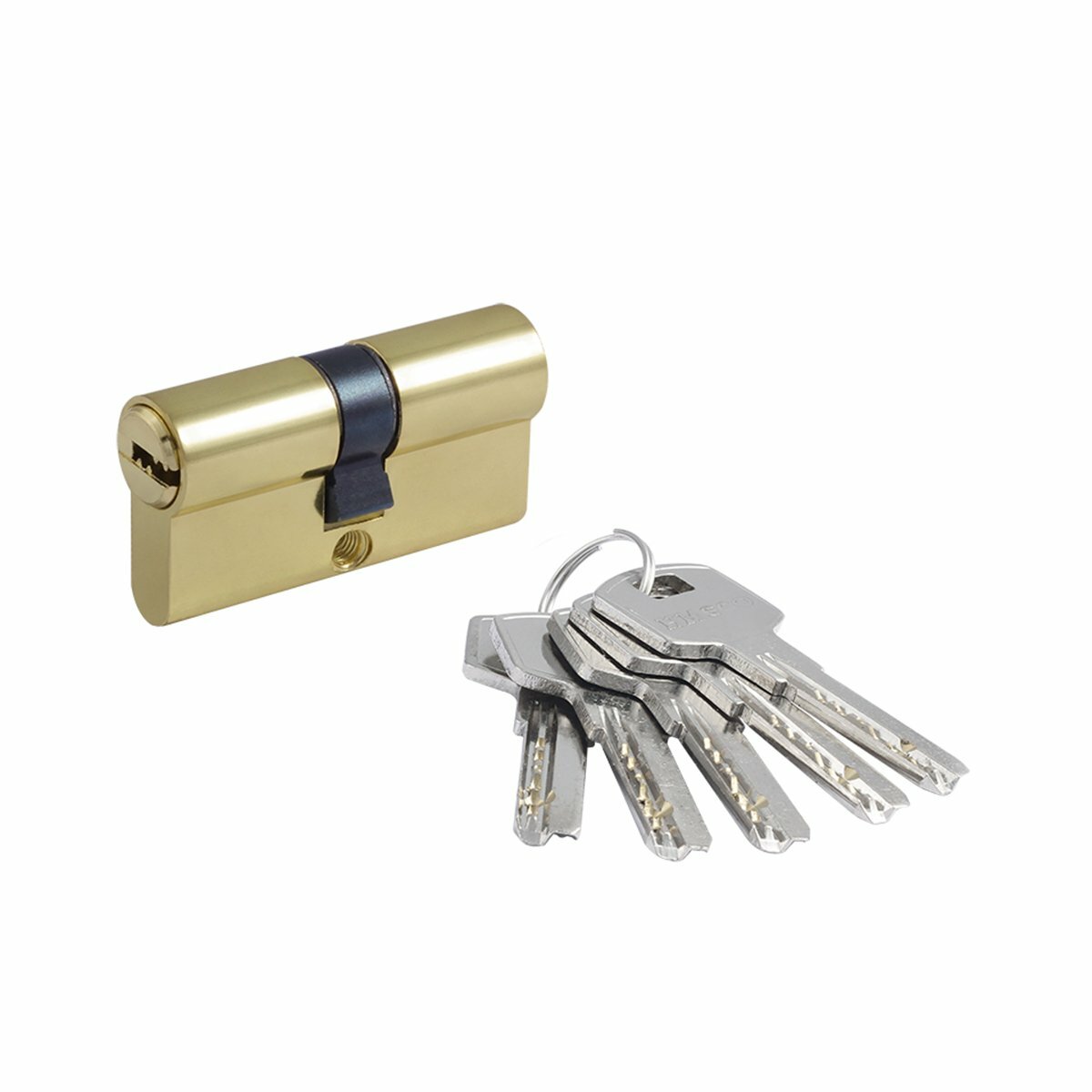 Цилиндровый механизм Нора-М STD AL ЛП-60 (30-30) ключ/ключ золото
