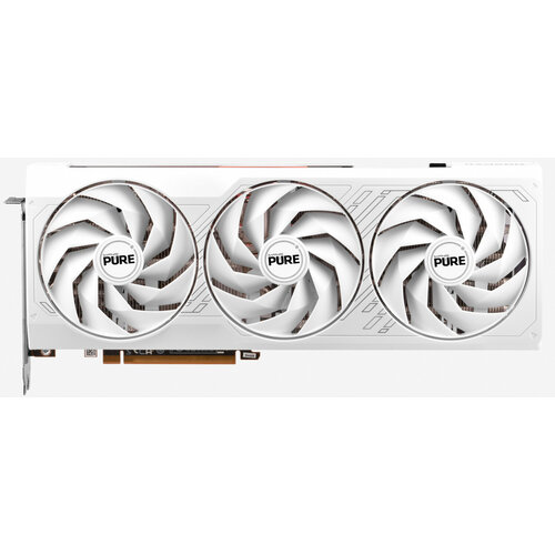 Sapphire Видеокарта Sapphire PCI-E 4.0 11330-03-20G PURE RX 7800 XT GAMING OC AMD Radeon RX 7800XT 16384Mb 256 GDDR6 2169/16000 HDMIx2 DPx2 HDCP Ret белый