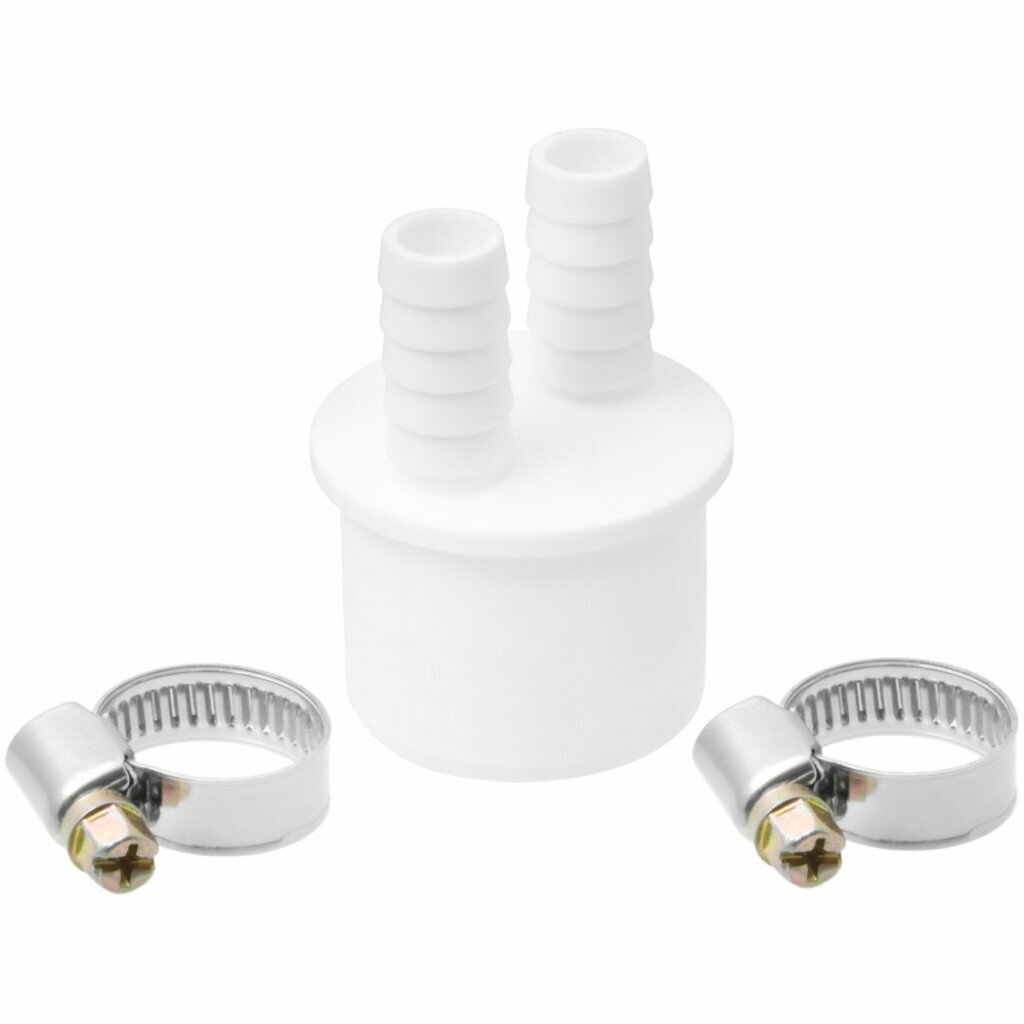 фото Комплект для промывки фильтров и слива горячей и холодной воды, полипропилен, диаметр 40 мм, MasterProf, ИС.110660