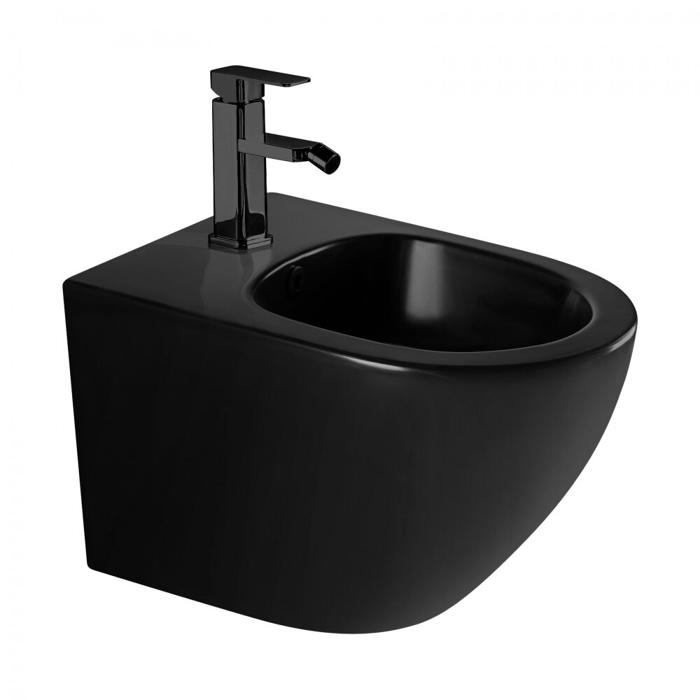 фото Биде подвесное Abber Bequem AC1150MB черный