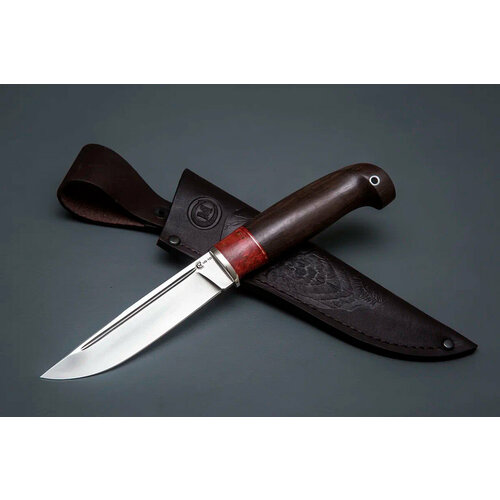 Нож из стали VG-10 «Пуукко», рукоять литье мельхиор, вставка стабилизированная карельская береза, черный граб финский нож пуукко кованая 95х18 черный граб а петров